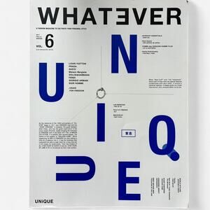 WHATEVER Vol. 6 (2017 Winter) Japanese fashion magazine